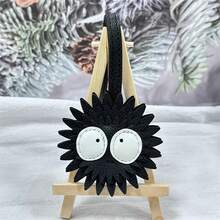 黑色煤球包饰，趣味时尚包包配件钥匙饰 - 彩色 - 查看 2