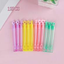 10/20/40/50/100pcs Creative Heart-Shaped (Empty Bottle) Bubble Wands, Portable Test Tube Bubble Wands For Wedding, Birthday Party, Event Decoration (Bubble Liquid Not Included) - Multicolor - View 11