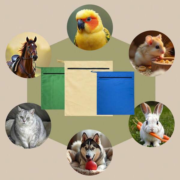 1 قطعة كيس غسيل مضاد للحيوانات الأليفة - حجم كبير | يمنع انسداد آلة الغسيل بشعر الحيوانات الأليفة | كيس غسيل سميك | مواد | مناسب لفرش الحيوانات الأليفة ، الملابس الناعمة | 2 أحجام (70 * 60 سم / 90 * 60 سم) | بيج | أزرق داكن | أخضر | إصدار محسن جديد لعام 2025