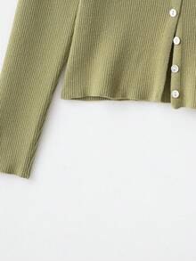 YROOE Fashionable Women's Autumn/Winter Slim Fit Elegant Solid Color Knitted Long Sleeve Top, European & American Style