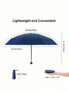 1 This Lightweight And Compact Six-Rib Umbrella Is Both Rainproof And Sunproof, Ultra-Lightweight And Portable, And Designed Specifically For Women. - Multicolor - View 6