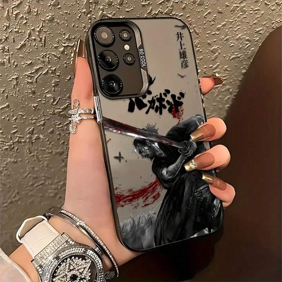 Funda de teléfono Anime Vagabond Miyamoto Musashi para S25 S24 S23 S22 S21 S20 FE Ultra Plus 4G 5G, cubierta trasera mate a prueba de golpes - Colores mixtos - Ver 1