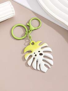 مستلزمات جديدة ساخنة البيع، سلسلة مفاتيح ورقة ombre مطلية بالسبائك اليدوية DIY، سلسلة مفاتيح سيارة ورقة سلحفاة ذات لون تدرجي ماكرون، هدية إبداعية للحبيب والصديق والصديقة والعطلات والهاتف المحمول وملحقات السيارة وسلسلة مفاتيح أكياس عيد الميلاد وهدايا المعلم والأخت