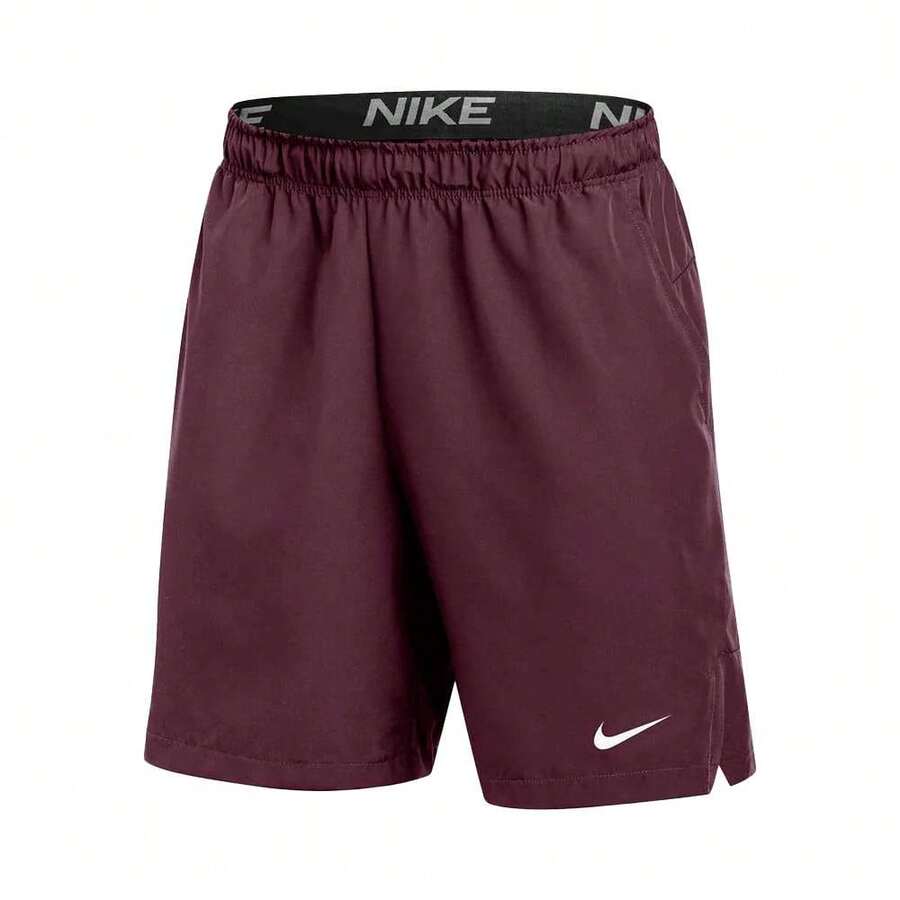 Nike Men's Dri-Fit Flex Woven Short 7" - Deep Maroon - View 1