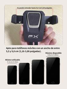 1 piezas Soporte de teléfono móvil para coche, marco de soporte para coche, salida de aire de navegación, soporte fijo, tipo ventosa de conducción, suministro Interior,Soporte Para Celular Para Carro Universal, Base para Auto 360. - Negro - Ver 12