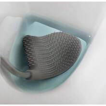 Joseph Joseph Toilet Brush With Slim Holder Flexible Anti-Drip, Grey/White - 灰色/白色 - 查看 5