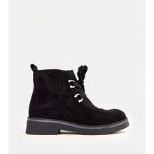 Botas de tobillo aisladas negras decoradas con hebillas Lulisa - Negro - Ver 5