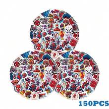 Disney 50/150/250 piezas Pegatinas de Graffiti de Dibujos Animados de Spider-Man para decorar Scrapbook, Diario, Planificador, Portátil, Equipaje, Pegatinas Impermeables DIY