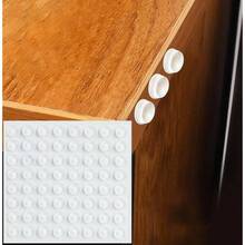Silicone Cabinet Door Bumpers 10 Pcs, Self - Adhesive Sound Dampening Furniture Pads, Surface Bumpers Drawers, Table Tops, Door Stoppers Wall, Transparent Adhesive Pads - Round + Compact,64 64PCS - View 2