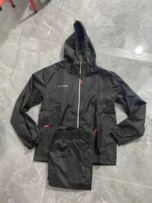 Waterproof Rain Jacket] Waterproof Lightweight Hooded Windbreaker - Women's Packable Active Outdoor Raincoat Jacket