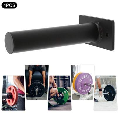 Weight Plate Holder, Wall Mounted Weight Rack Storage For Weight Plate, 4 Pack Home Gym Organizer