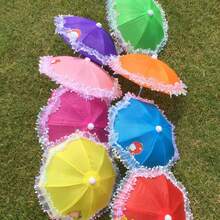 1PC Cute Lace Mini Umbrella, Prop Umbrella, Ceiling Decoration Mini Umbrella, Mini Dancing Umbrella, Photo Prop Umbrella - Multicolor - View 11