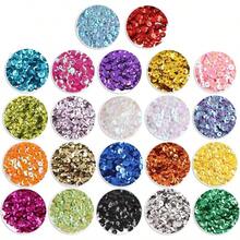 9460 PCS Cup Sequins Bulk, Mixed Colors Loose Sequins Embroidery Crafts 6MM Spangles With Holes Sewing Making - 6 Mm-9460 Pcs - View 2