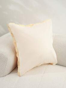 1 buc. Husă de pernă artizanală din pluș cu model în carouri, husă de pernă simplă pentru decorul casei pentru canapea în sufragerie, husă de pernă moale și confortabilă