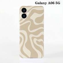 1pc Minimalist Asymmetrical Patchwork Pattern Glossy Hard Shell Phone Case, Suitable For IPhone 11/12/13/14/15/16 Pro Max