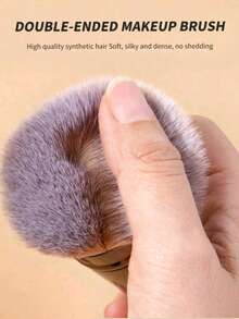 1/2 Peças Conjunto de Pincéis de Maquiagem Retráteis - Pincel de Base, Pincel de Pó, Pincel de Blush, Pincéis de Maquiagem Portáteis para Viagem com Tampas, Pincel de Base, Pincel Corretivo, Pincel de Blush, Pincel Contorno, Pincel de Blush, Pincel Bronzeador, Pincel de Pó, Pincel de Base, Pincel de Blush