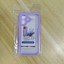 Hadaasi 1pc Soft TPU Bumper + Hard PC Back 2-In-1 Full Coverage Transparent Phone Case With Front Screen Protector, Compatible With IPhone 17 Pro/17 Pro Max/Air/17/16/16E/16 Pro Max/15/14/13/12/11 Pro Max/Plus/SE2/SE3, Galaxy M36/S25 FE, 12/13C/12C/Note 12 Pro/NOTE14 PRO+/NOTE13 PRO/NOTE13 PRO+, POCO M6 PRO, Reno14 Pro/Reno14 F, Hot 60 Pro/Hot 60 Pro+ - Mauve Purple - View 120