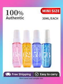 Sol De Janeiro Cheirosa Perfume Mist Set,Perfume Set For Women,Cheirosa 59,  62,  68, 76,(30ml/ 1 Fl.Oz) Each SET,Mini Travel Size,[ Perfect For Use On The Road] - [59+62+68+76]4件組(30ml*4) - 查看 1
