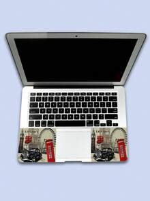 1 Set de calcomanías con estilo de pintura al óleo para portátil de 15 pulgadas, cuaderno, HP, etc. - Multicolor - Ver 6