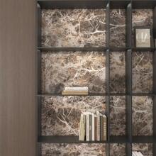 1 Rolle Braun Marmor Textur Muster Tapete Aufkleber, Heim Dekoration Wandpapier, geeignet für Schrank, Tisch, Möbel Rückwand Erneuerung, selbstklebende abnehmbare Tapete 40cm x 100cm/300cm/500cm/1000cm