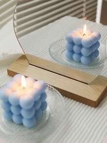 Creative Bubble Cube Candles, Soy Wax Scented Candles, Minimalist Aesthetic Decor, Home Fragrance Decorative Candles, Bedroom Decor, Wedding Centerpiece, Birthday Gift, Valentine's Day Gift - Multicolor - View 7