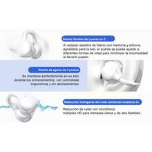 Audífonos Inalámbricos Con Traductor Para Celulares y Tablet Android y IOS, Auriculares Bluetooth Diseño de Pendiente One-Ear, Cancelación de Ruido, Traducción en Tiempo Real, Para Uso Diario, Gimnasio, Viaje, Compactos, Fácil de Usar - Blanco - Ver 9