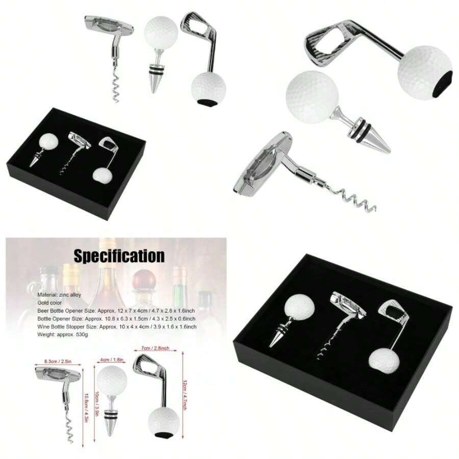 Sacacorchos en Forma de, Abridor de Botellas de Cerveza y Vino Tinto, Abridor de Corcho, Juego de Herramientas de Cocina para Bar y Club - inicial - Ver 1