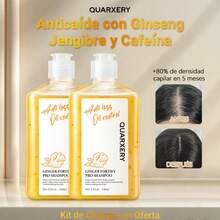 QUARXERY Shampoo Anticaída - Limpieza Profunda, Control de Grasa y Crecimiento Capilar - Naranja - Ver 9
