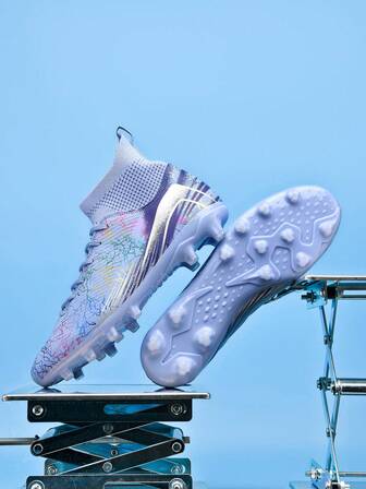 NICK Brand Autumn/Winter Global Bestseller Football Shoes, Super Cool AG Studs Anti- Soccer Cleats, Lightweight Breathable Natural Grass Field Shoes, Outdoor Team Sports Match Training Sneakers, Fashionable Recommended Soccer Shoes