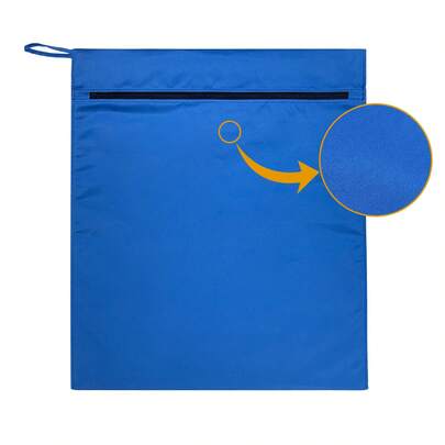 1pc Anti- Pet Laundry Bag - Large Size | Prevents Pet Hair Clogging Washing Machine | Thick Wash Bag | Material | Suitable For Pet Bedding, Plush Clothing | 2 Sizes (70x60cm / 90x60cm) | Beige | Navy Blue | Green | 2025 New Upgraded Version