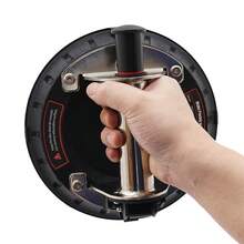 8-Inch Glass Suction Cup Lifter (2-Pack) - Heavy Duty 661 Lbs Capacity Vacuum Lifting Tool For Glass, Tile, & Marble With Dual Valves - Black - View 11