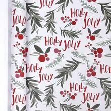 1 Roll Christmas Tree Gift Wrapping Paper - Pink & Gold Holiday Wrapping Paper, 118.11 Inches Long - Decorative Festive Paper, Suitable For Gifts, Premium Christmas Tree Pattern Design, No Accessories, Paper Material