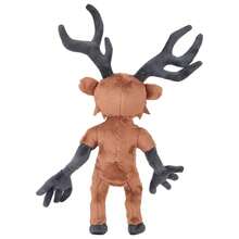 Ciervo de peluche 99 Noches en el Bosque tamaño 38cm juego terror horror para niños adorno decorativo suave habitación regalo original peluche colección - Café - Ver 5