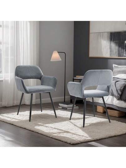 Dining Chairs, Vanity Chair, Thickened Cushions, Padded Seats, Bureau Lounge Elegante Chairs Can Be Combined Any Table, Must Have In The Restaurant view 4