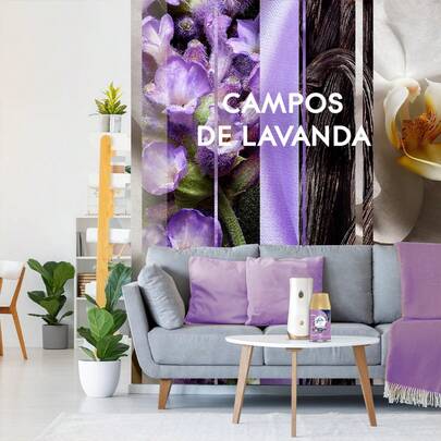 Glade Automático Aromatizante de Ambiente Continuo, Repuesto, Aroma Lavanda Vainilla, 175 g