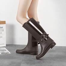Women Rain Footwear - Brown - View 4