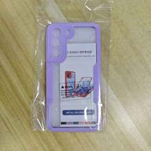 Hadaasi 1pc Soft TPU Bumper + Hard PC Back 2-In-1 Full Coverage Transparent Phone Case With Front Screen Protector, Compatible With IPhone 17 Pro/17 Pro Max/Air/17/16/16E/16 Pro Max/15/14/13/12/11 Pro Max/Plus/SE2/SE3, Galaxy M36/S25 FE, 12/13C/12C/Note 12 Pro/NOTE14 PRO+/NOTE13 PRO/NOTE13 PRO+, POCO M6 PRO, Reno14 Pro/Reno14 F, Hot 60 Pro/Hot 60 Pro+ - Mauve Purple - View 16