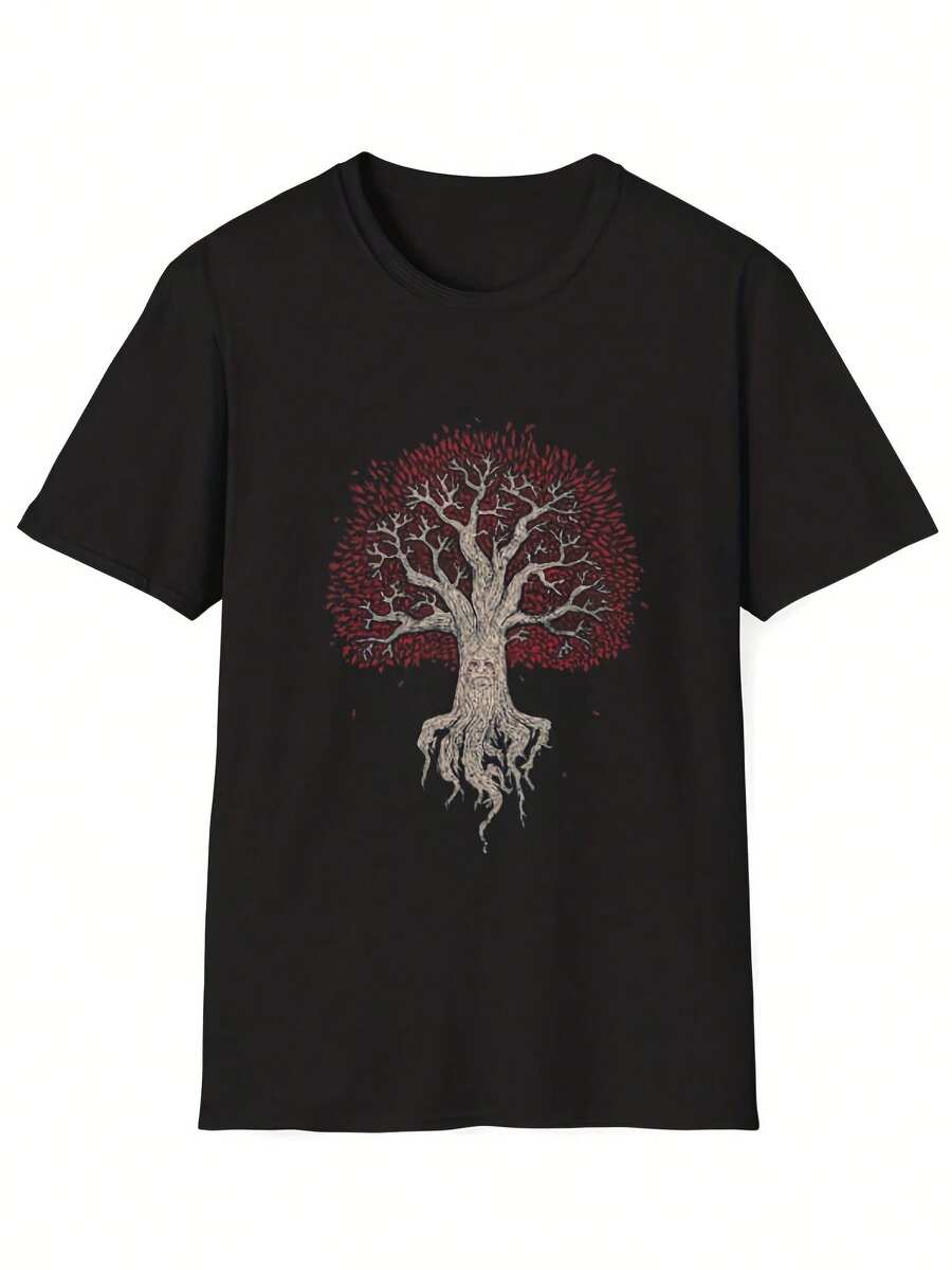 Tree Of Graphic Tee Uni Softstyle Cotton T-Shirt - Style11 - View 1