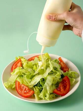 2 botellas de plástico para exprimir, botellas pulverizadoras multiusos adecuadas para ketchup, condimentos, salsa BBQ, especias, parrilla, manualidades, jarabe, etc. Fáciles de exprimir, recipientes para condimentos, aplicables para ensalada, BBQ, hornear, parrilla, camping, picnic - Utensilios de cocina, para uso en interiores y exteriores