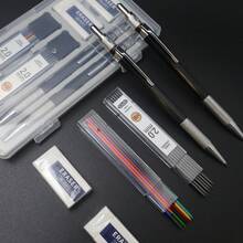2.0 Low Center Of Gravity Metal Automatic Pencil Set, Industrial Drawing, Manga, Sketching Professional Pencil, High Quality Mechanical Pencil With Lead Refills, Suitable For Drawing, DIY, Journaling, Fine Arts