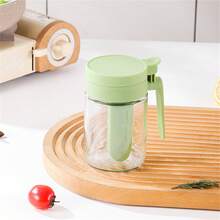 Transparent Glass Spice Jars With Spoons, Salt Shaker, Seasoning Bottles, Spice Containers, Condiment Storage Boxes For Kitchen