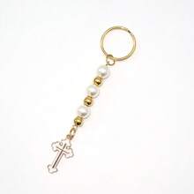 10/20 piezas Mini llaveros como recuerdos para bautizo, primera comunión, boda, cristiano u otro evento religioso