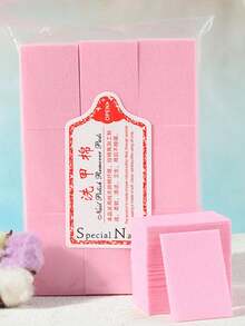 50/200片装卸甲油棉片、美甲及睫毛延长用品、卸睫毛胶湿巾、清洁棉片、卸甲油清洁棉片