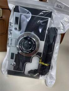 Funda de teléfono en forma de cámara 3D cruzada divertida compatible con iPhone 14 Pro Max, compatible con Apple 13 con cordón, compatible con iPhone 11/12/X/Xs/Xr/Xs Max resistente al agua, a los golpes y a los arañazos