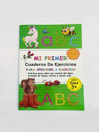 32-Page Math Practice Workbook For Elementary Students, With Colorful Clocks, Numbers And Letters - Homeschool, Preschool Activities, Classroom Teaching, Back To School Supplies, Educational Workbook, Fun Illustrations, Durable Paper Material