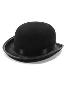 Black Mini Top Hat, Adult Costume Party Accessory - Black - View 6