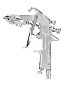 Pistola De Gravedad 1,5 Mm, Capacidad De 400 Ml, Pistola Para Pintar De Gravedad Uso Profesional Industrial Herramienta Automotriz Mecanica - Plateado - Ver 3