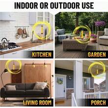 Sticky Fly Stick 2 Pack Fly Stick For Mosquitoes Sticky Trap For Flies Gnats Wasp Flying Insects Bug Catcher Indoor Or Outdoor Use Ready To Use Home - 黃色 - 查看 6