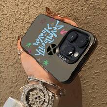 Fundas para Teléfonoóvil del Equipo Coreano para 16 15 14 13 12 11 Pro X XR XSMAX 8 Plus, Cubierta Trasera Antichoque y Mate17  17promax - Negro - Ver 4