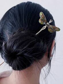 Fairy Decor Hair Pin Boho,Y2k Hair Bun Hair Bun Maker Bun Hair Piece Hair Styling Pins, School Stuff, Hair Accessories - 彩色 - 查看 4